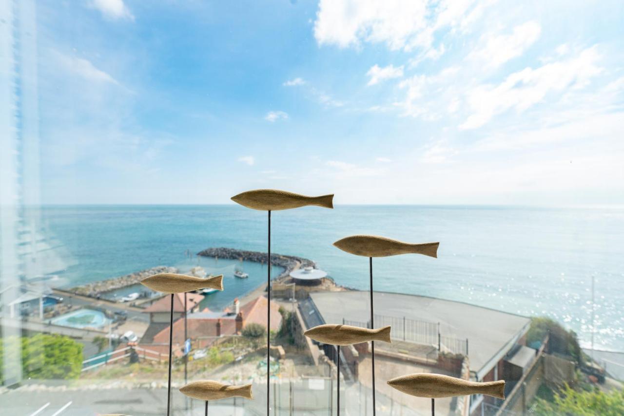 Stunning Sea Views Ventnor Apartment Exterior photo